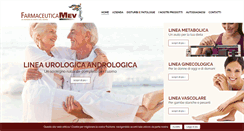 Desktop Screenshot of farmaceutica-mev.it